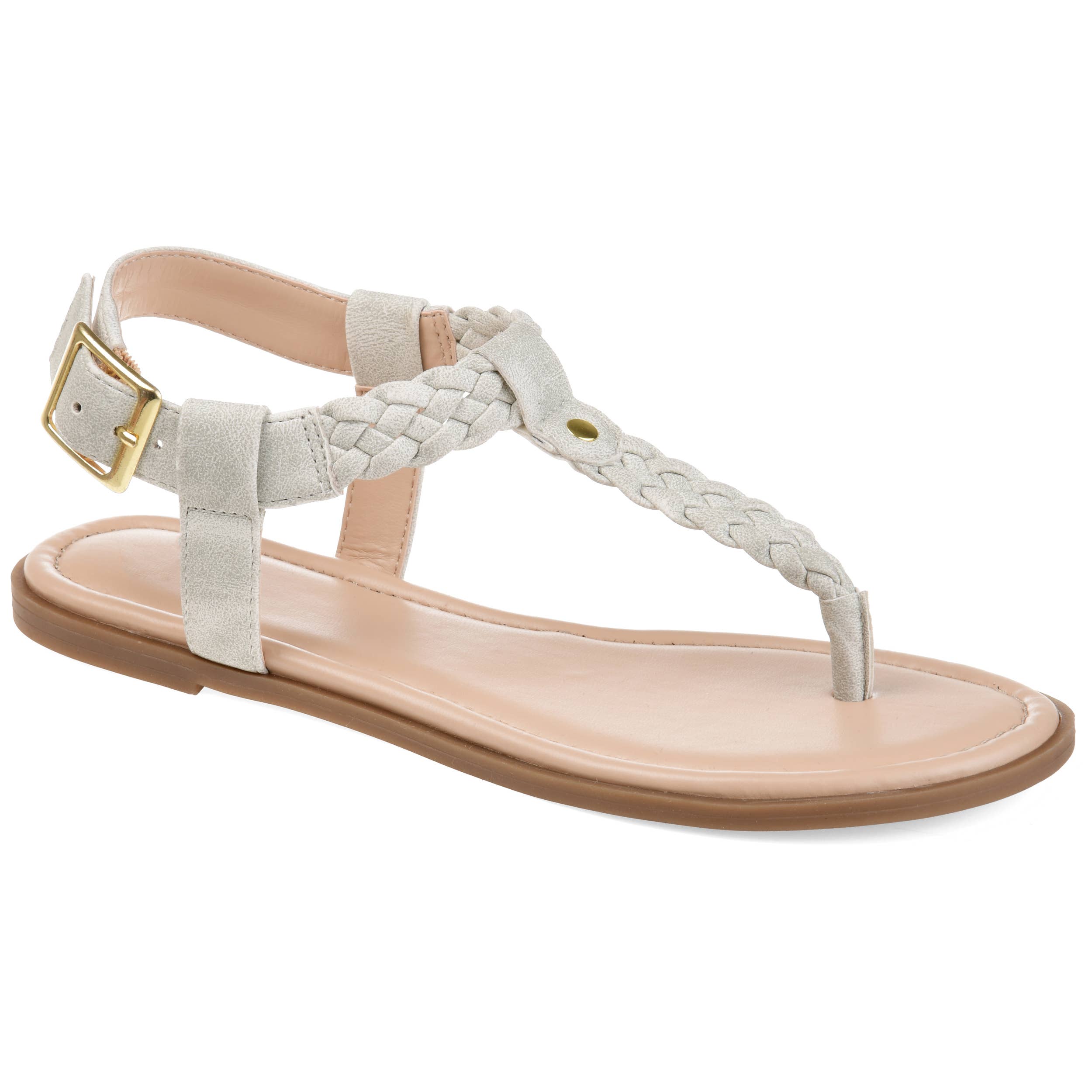 Journee - Wholesale Sandals - Women's - Genevive T-Strap Sandals In Faux Leather3