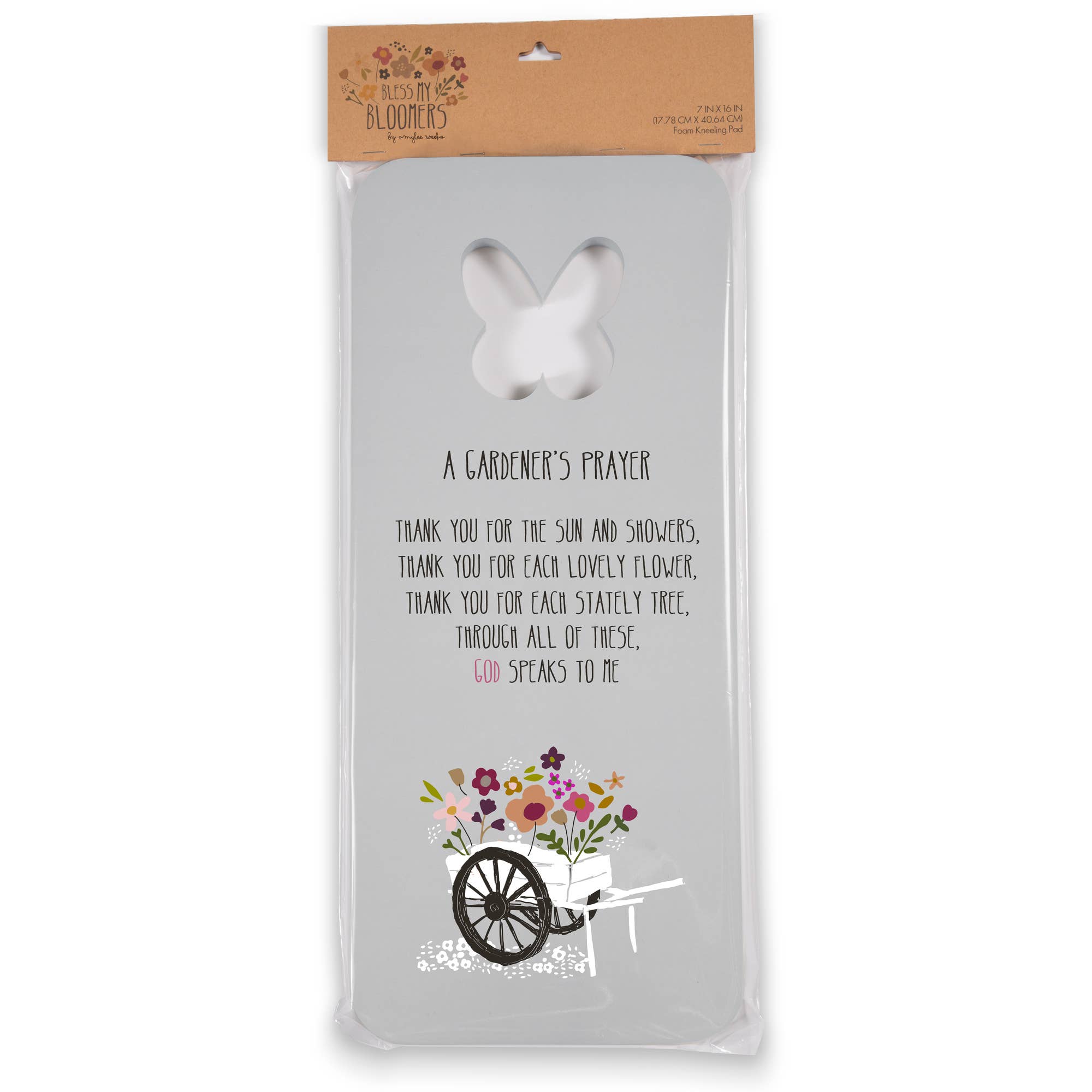 Pavilion – wholesale Gardening kneeling pad – Gardener's Prayer - 7" x 16" Foam Kneeling Pad3