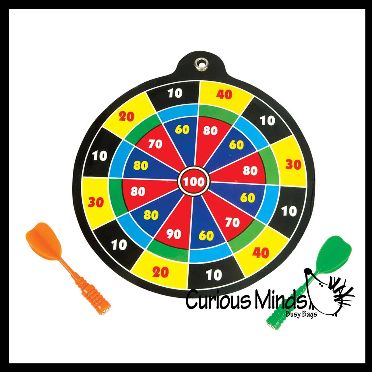 Curious Minds Toys - Wholesale Sporting Game - Kids & Baby - 1 Small Safe Magnetic Dart Board - Dart Game with Darts6