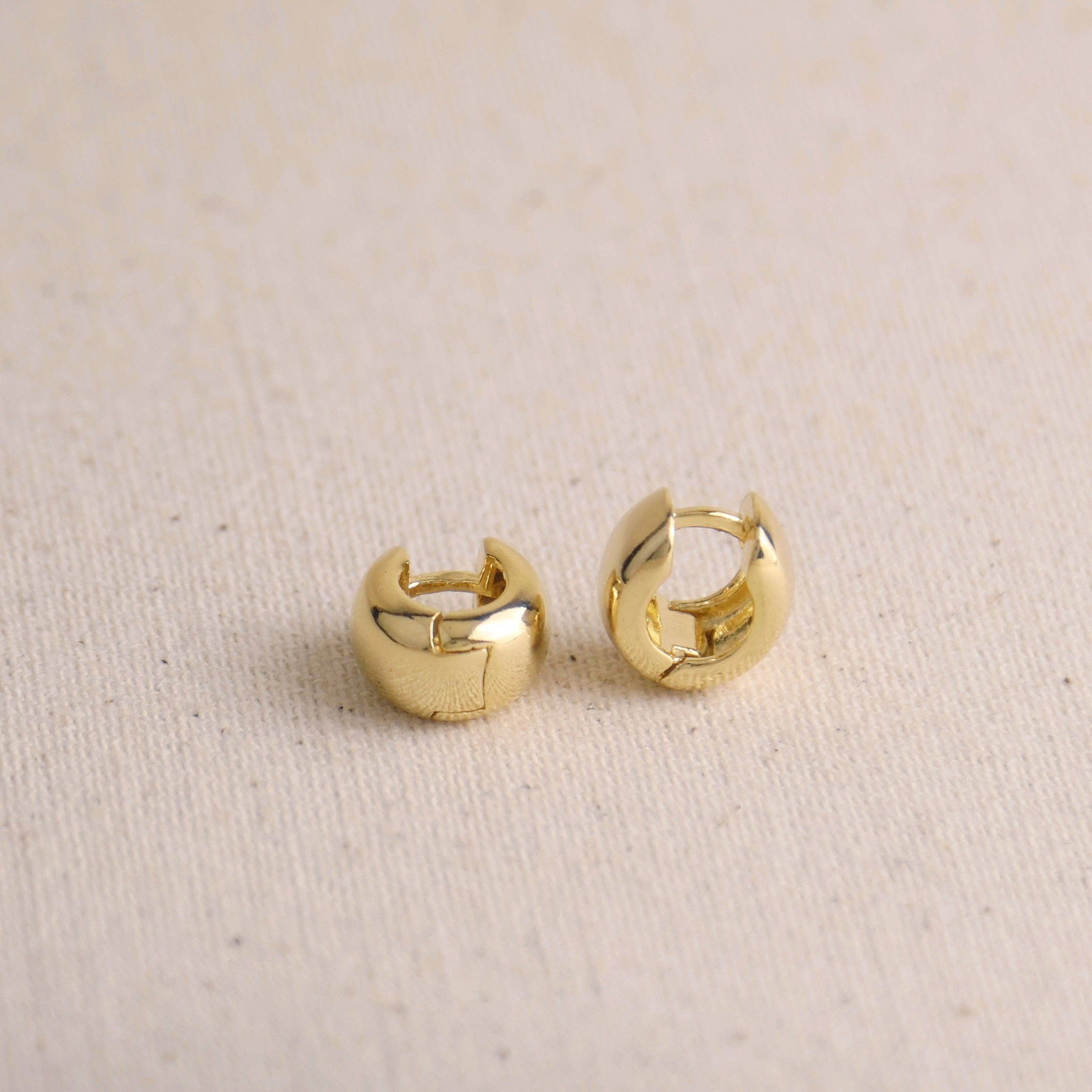 GoldFi – Engroshandel Hoops – 18 k guld fyldt Chunky Hoop Øreringe1