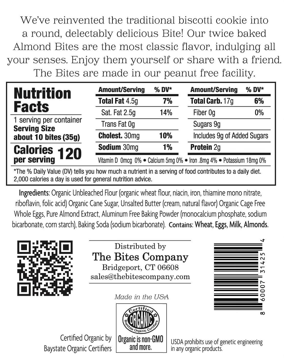 The Bites Company - Wholesale Cookie - The Bites To Go! Almond Flavor4