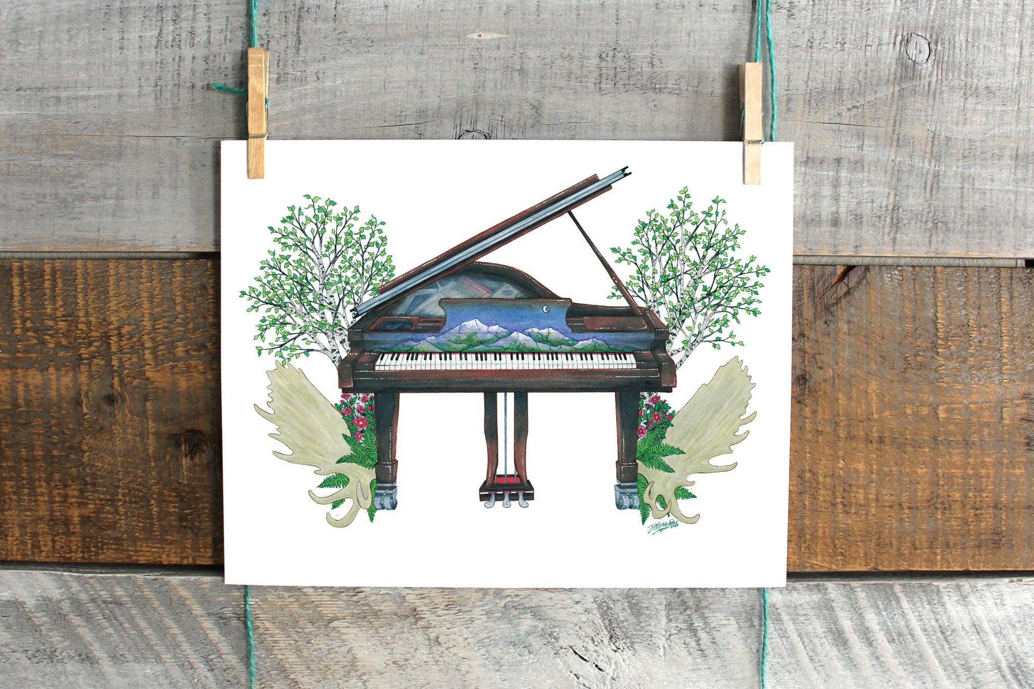 FJ Creations - Wholesale Art Print - Song of Twilight Aspen - Fine Art Print5