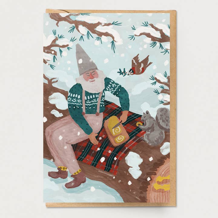 Saludos de Invierno 10 Tarjetas de Felicitación para venta al por mayor de Ingrid Press