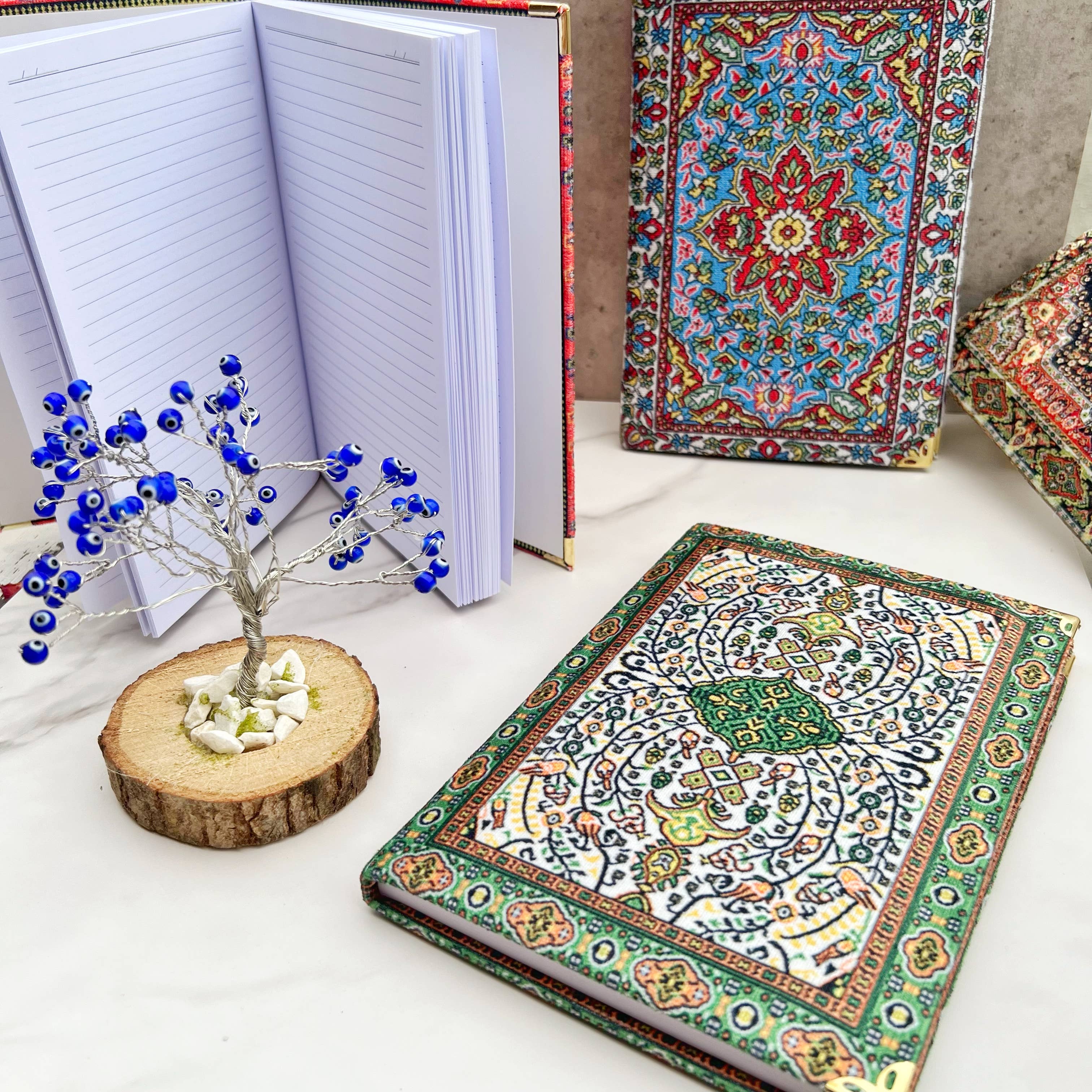 Gypsy Soul - Wholesale Journal/Diary - Large Magical Rug Kilim Design Journal - Assortment7