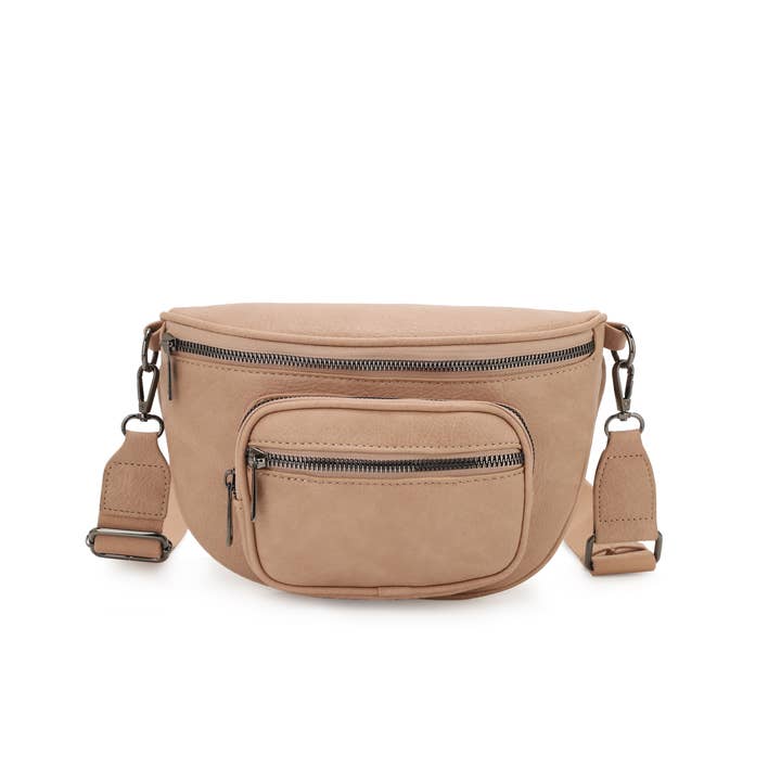 KAYLA+AVA - Wholesale Belt Bag - Women's - Loretta Multi Compartment Fanny Pack/Belt Bag/sling bag