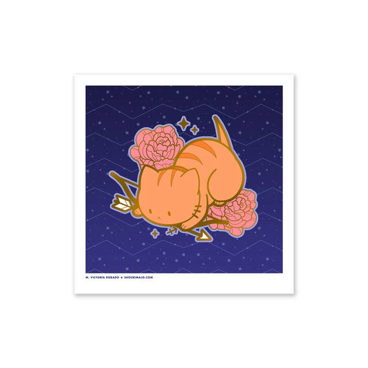 SHOURIMAJO - Wholesale Art Print - Art Prints Sassy Kitties Zodiac Kitties8