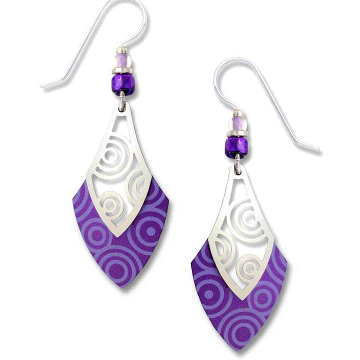 Violet avec espace ouvert en forme de cercles pour la vente par Left Hand Studios