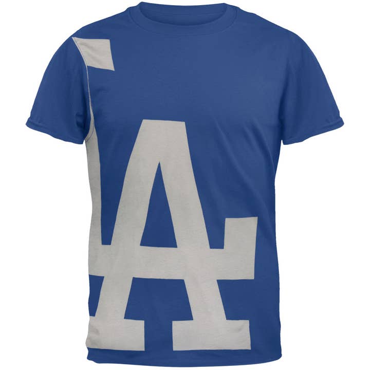 Los Angeles Dodgers - Herren T-Shirt mit überwachsenem Logo für den Großhandel von Official Store