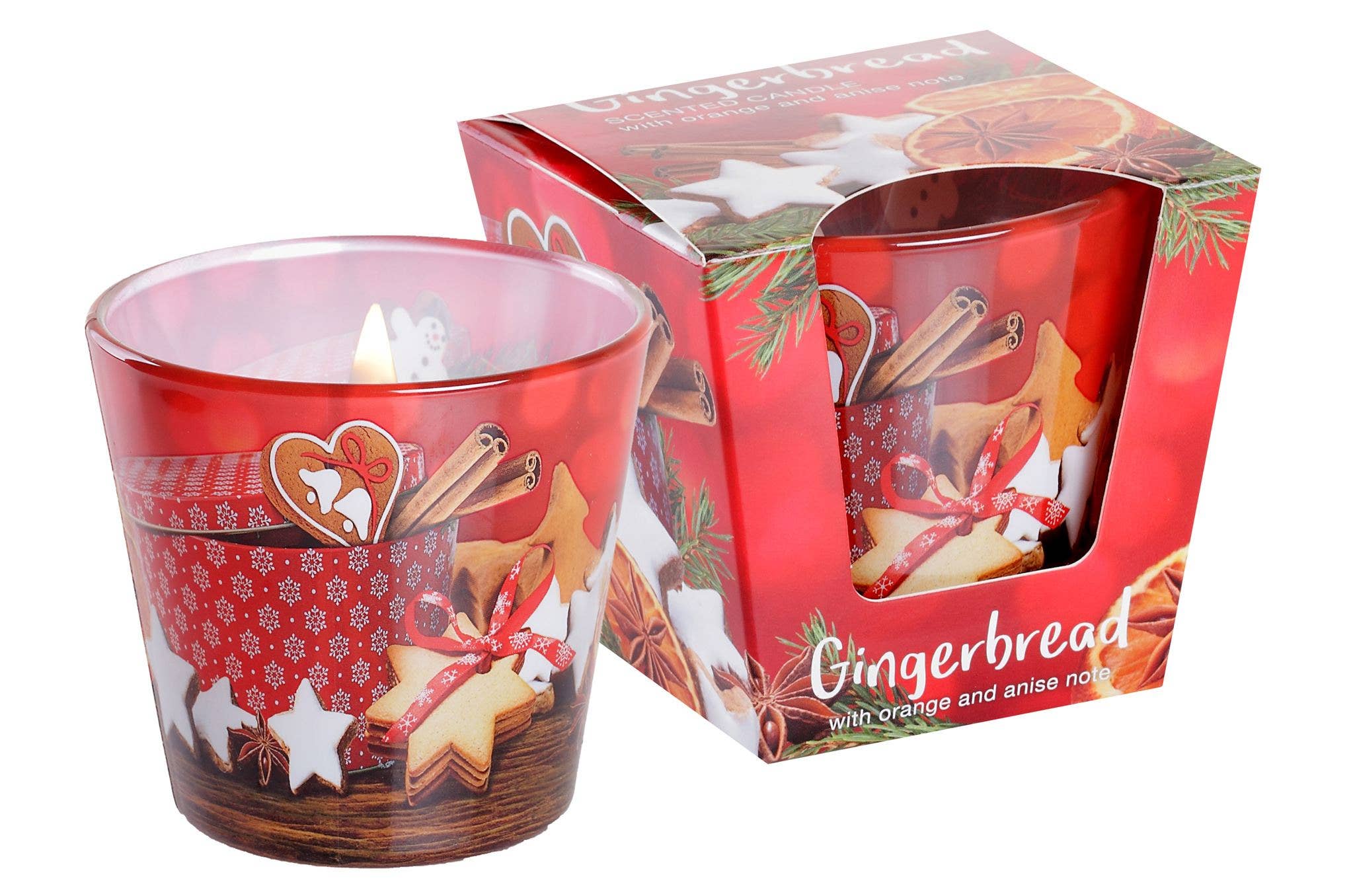 CP INTERNATIONAL - Wholesale Jar/Filled Candle - Verrine Candle 115Gr 5% Gingerbread Scent #8660
