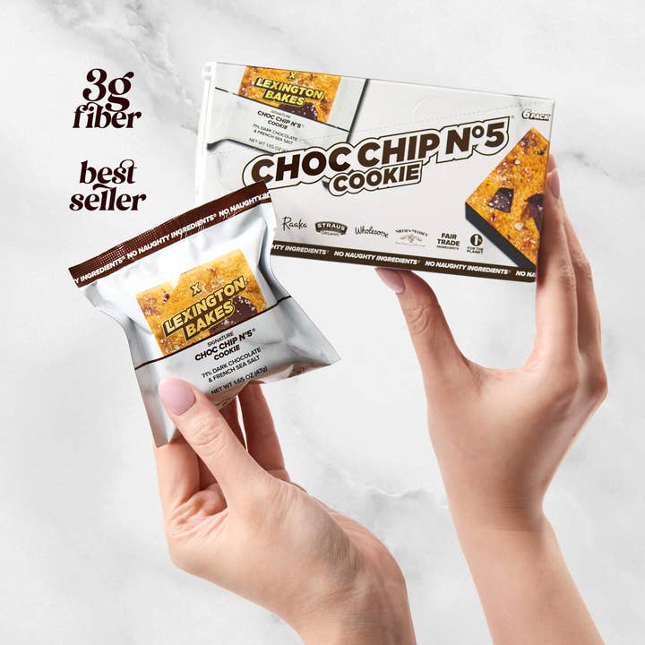 LEXINGTON BAKES - Wholesale Cookie - Choc Chip N°5® Cookies • 6 Pack2