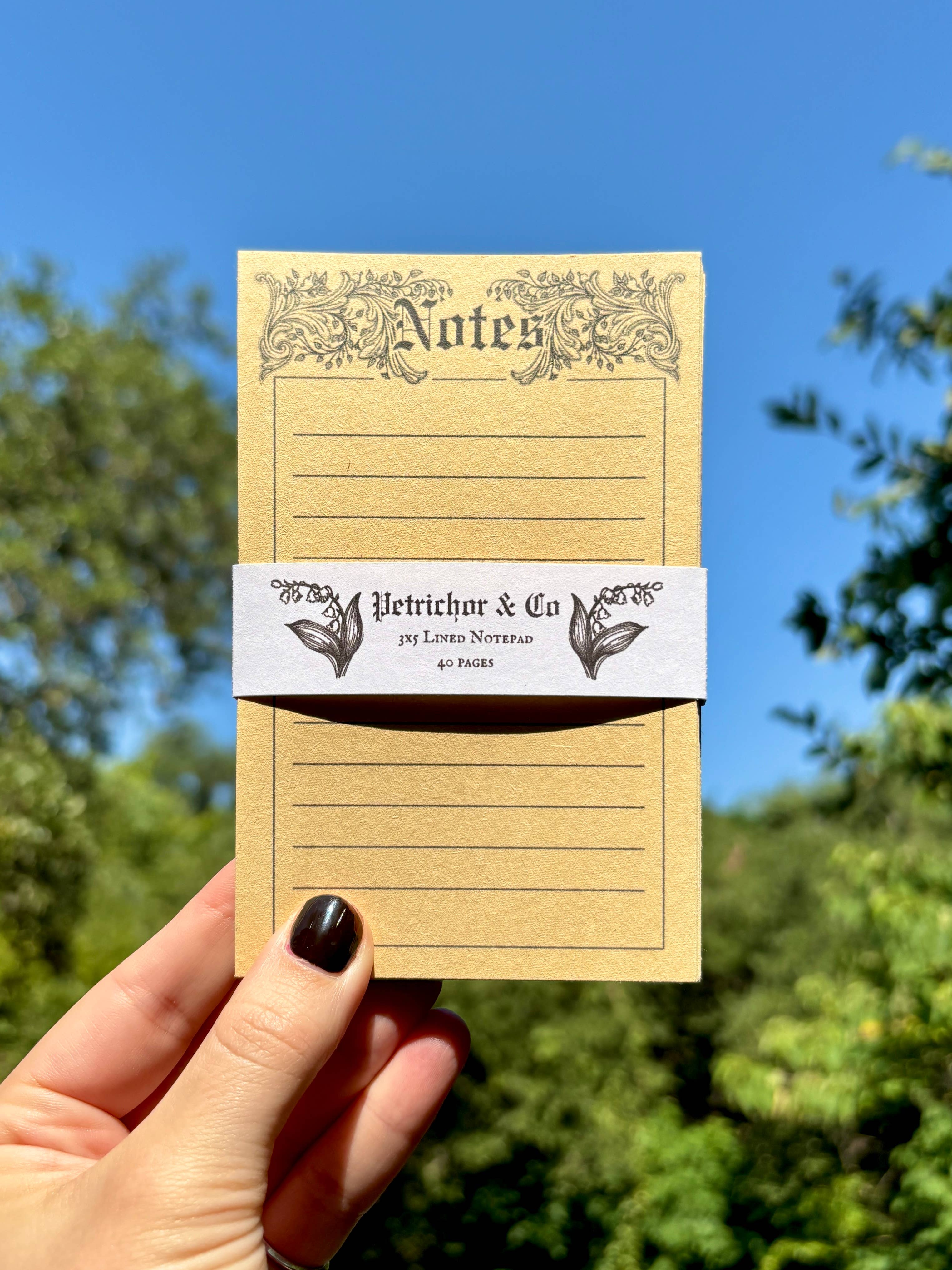 Petrichor & Co. - Wholesale Notepad - Hand Bound Note Pads - 40 Pages7