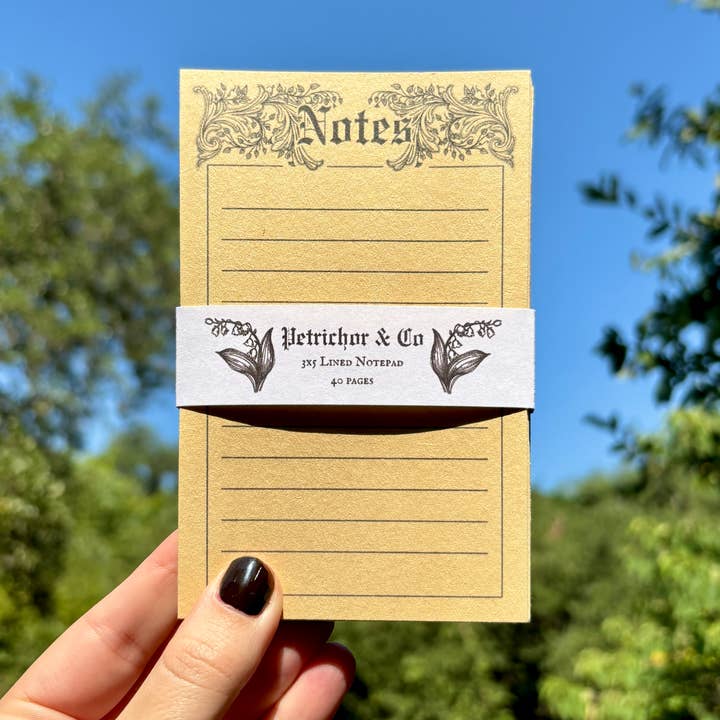 Petrichor & Co. - Wholesale Notepad - Hand Bound Note Pads - 40 Pages7