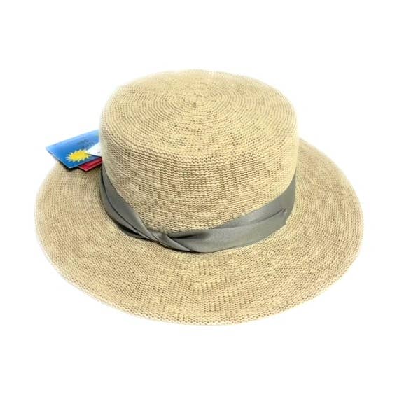 23S-0412 Cotton Blend Flat Top with Satin Trim for wholesale by Shihreen Inc