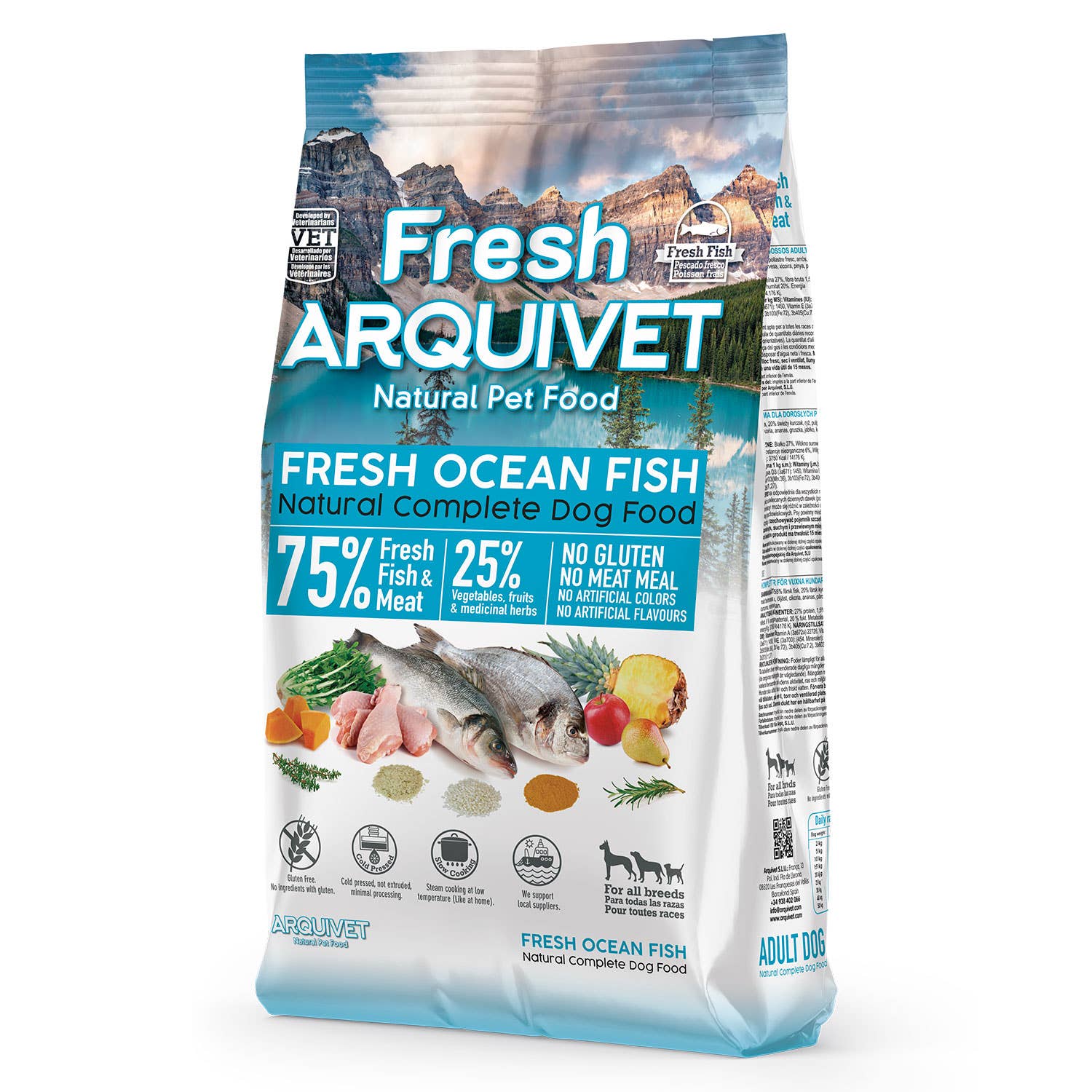 ARQUIVET, S.L.U. – wholesale Husdjursfoder – Hund – Arquivet Fresh Ocean Fish färsk hundmat 2,5 kg0