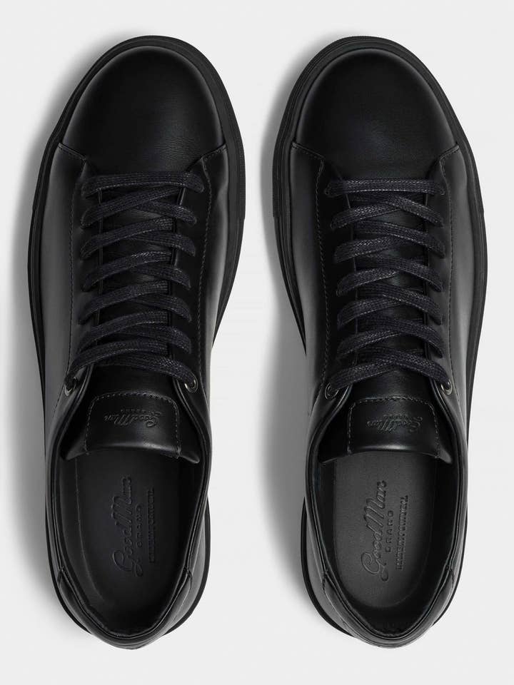 The Good Man Brand - Wholesale Lifestyle Sneakers - Men's - Edge Lo-Top Sneaker: Mono | Responsible Nappa Leather6