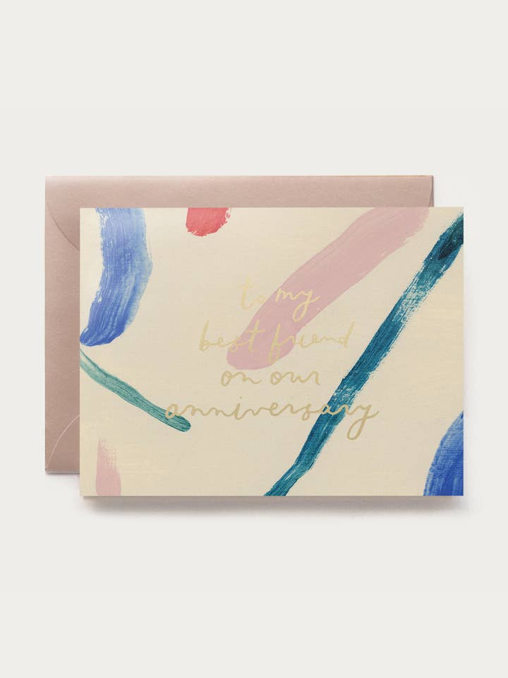 Best Friend Anniversary Card for wholesale by Our Heiday