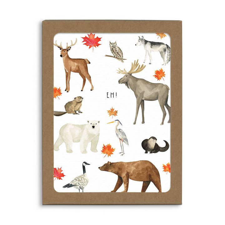 Canada Eh! | Boxed Set of 6 for wholesale by Almeida Illustrations