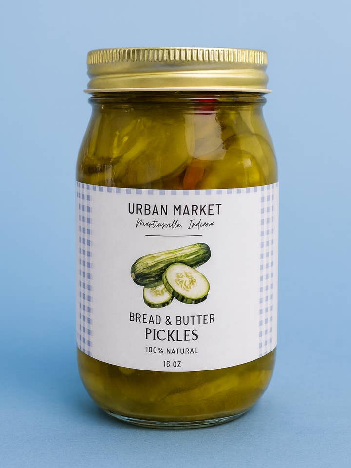 Amish Made Bread & Butter Pickles ALL NATURAL for wholesale by Urban Market