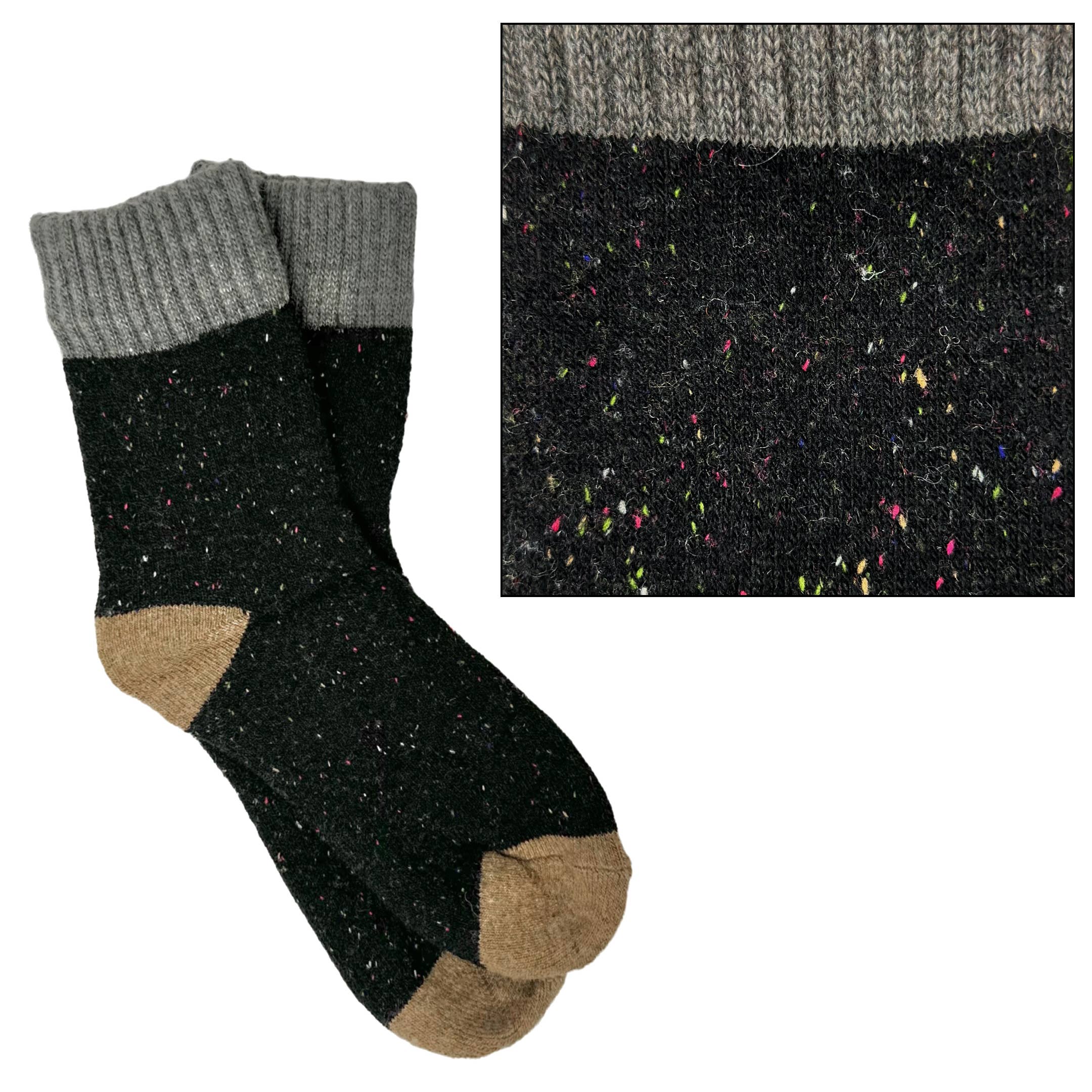 Rainbow Unicorn Birthday Surprise – wholesale Socks – Women's – Camila Cozy Knit Colorblock Socks –BESTSELLER 3