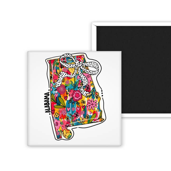 Alabama State... 2x2 Magnet for wholesale by Chic Magnet Co.