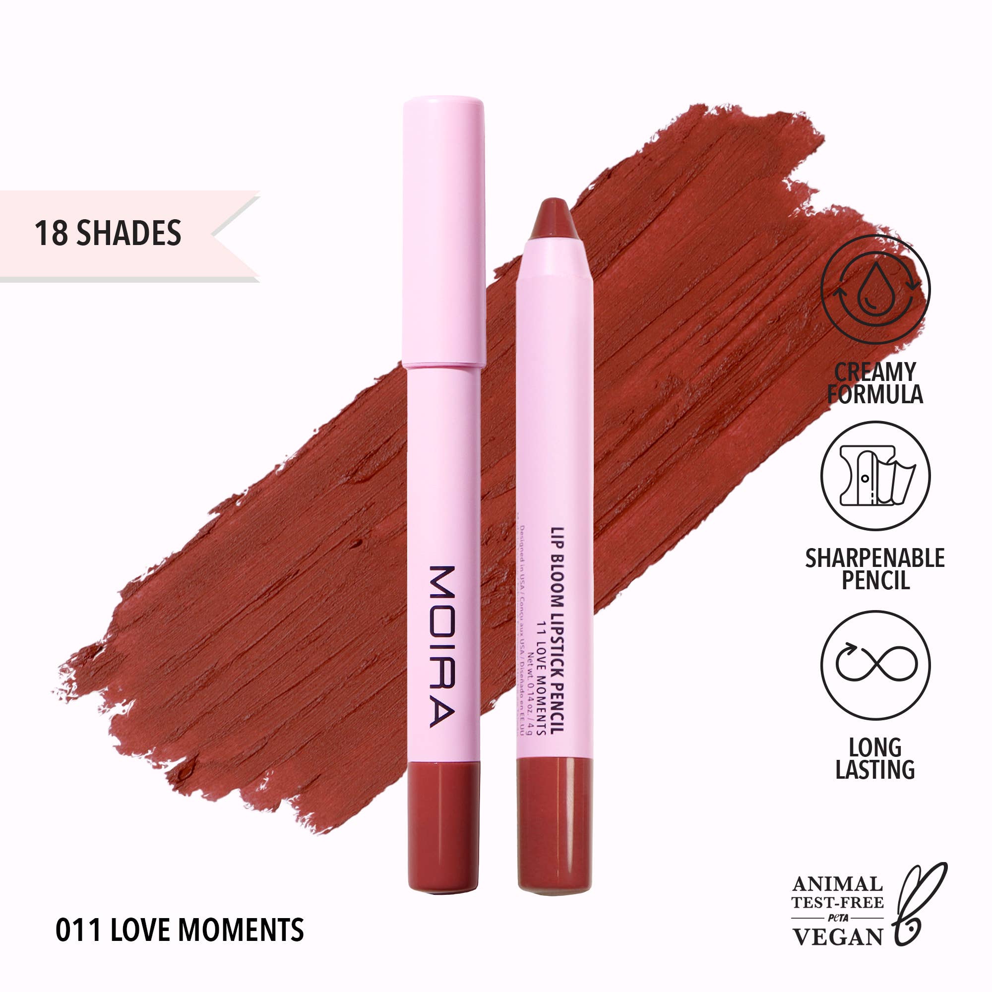 Moira Cosmetics - Wholesale Lipstick - Lip Bloom Lipstick Pencil10
