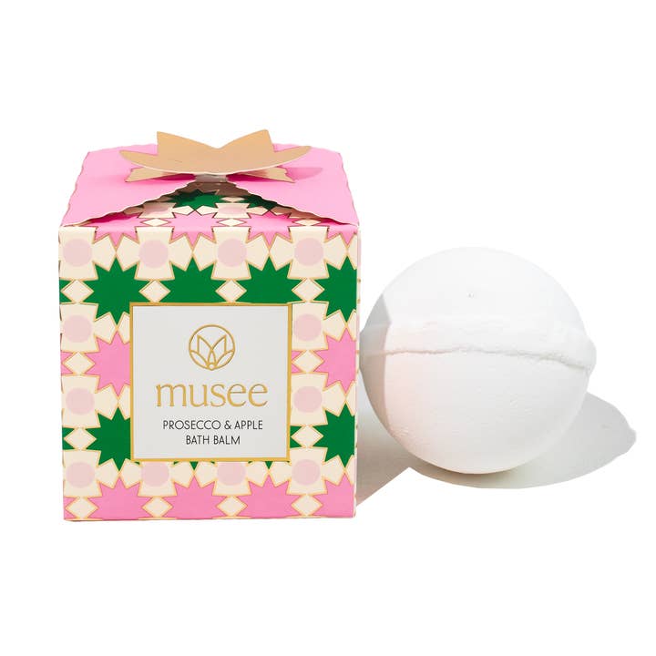 Prosecco & Apple Luxe Bath Balm for wholesale by Musee