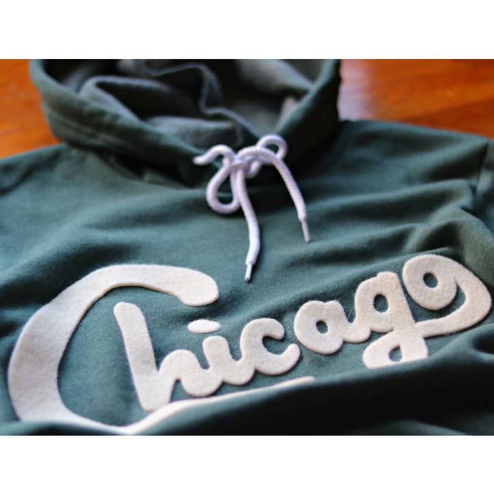 Chitown Clothing – Engroshandel Hoodie – Unisex – Chicago Filt Applique hættetrøje2