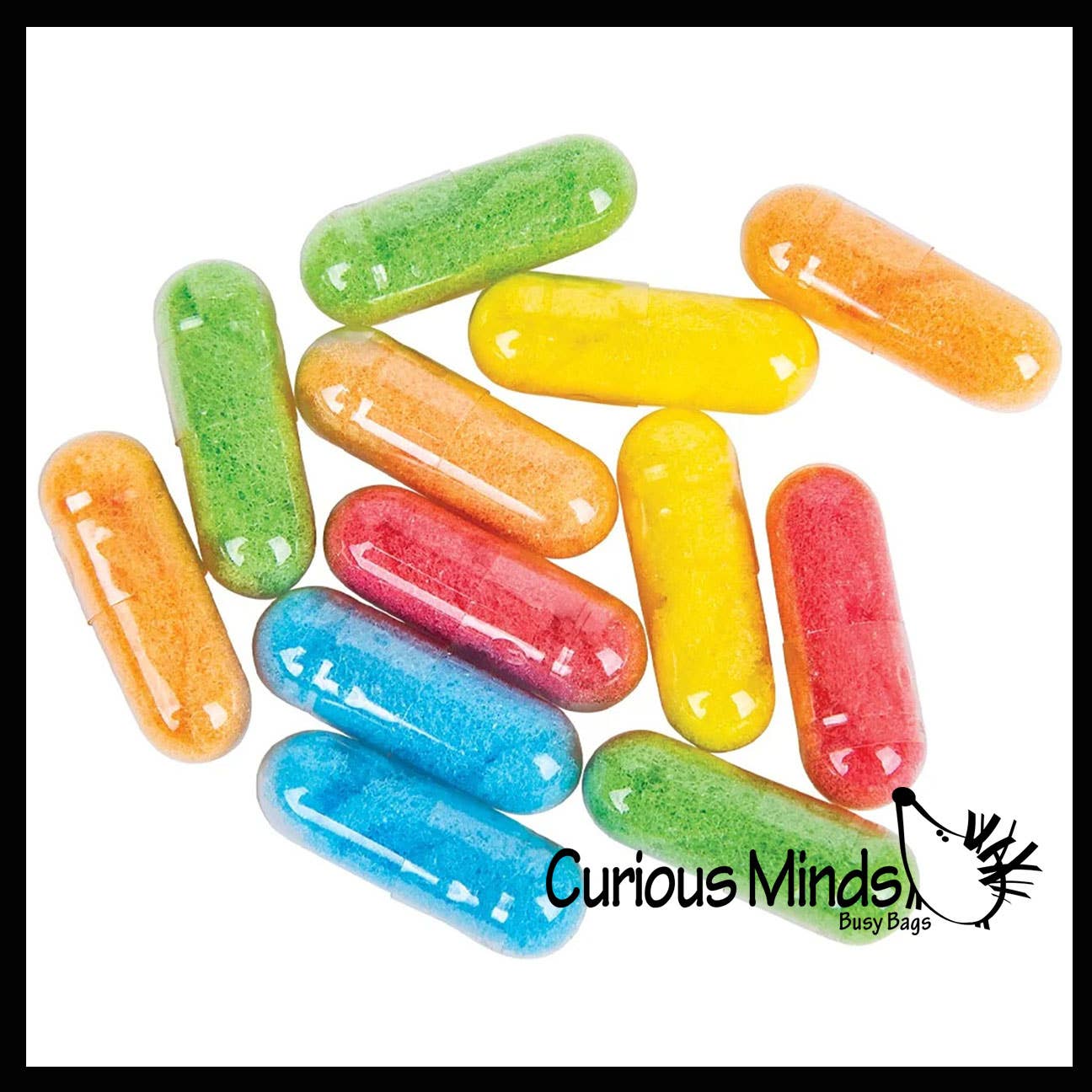 Curious Minds Toys – wholesale Bath toy – Baby – 1 Safari Sponge Capsules - Place in Water Animals9