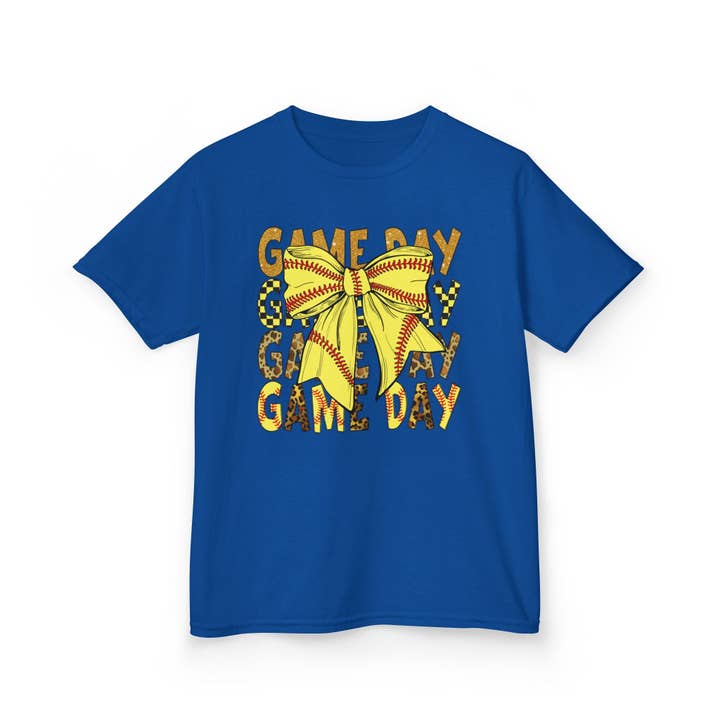 M2B Designs - Wholesale Screen Printed T-Shirt - Kids - Softball Gameday Youth Tee19