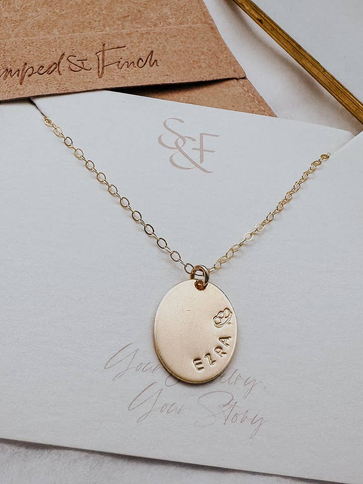 Collier Rosie pour la vente par Stamped and Finch