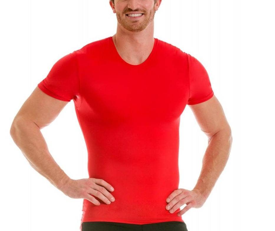 InstantFigure - Vente Haut de sport – homme - Col rond de compression Insta Slim I.S.Pro USA TA00017