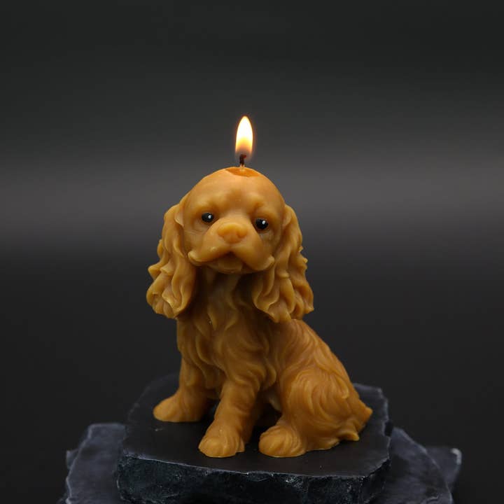Inara New York - Venta al por mayor Velas de diseño llamativo - Cocker Spaniel | Vela de perro setter irlandés7