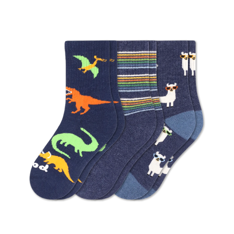 Pacas - Wholesale Socks - Kids - 3 Pack - Kids' Crew Pacas Socks30