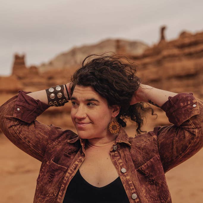 lovelevel – wholesale Dangle earrings – Natural Wood Earrings | SUNFLOWER3