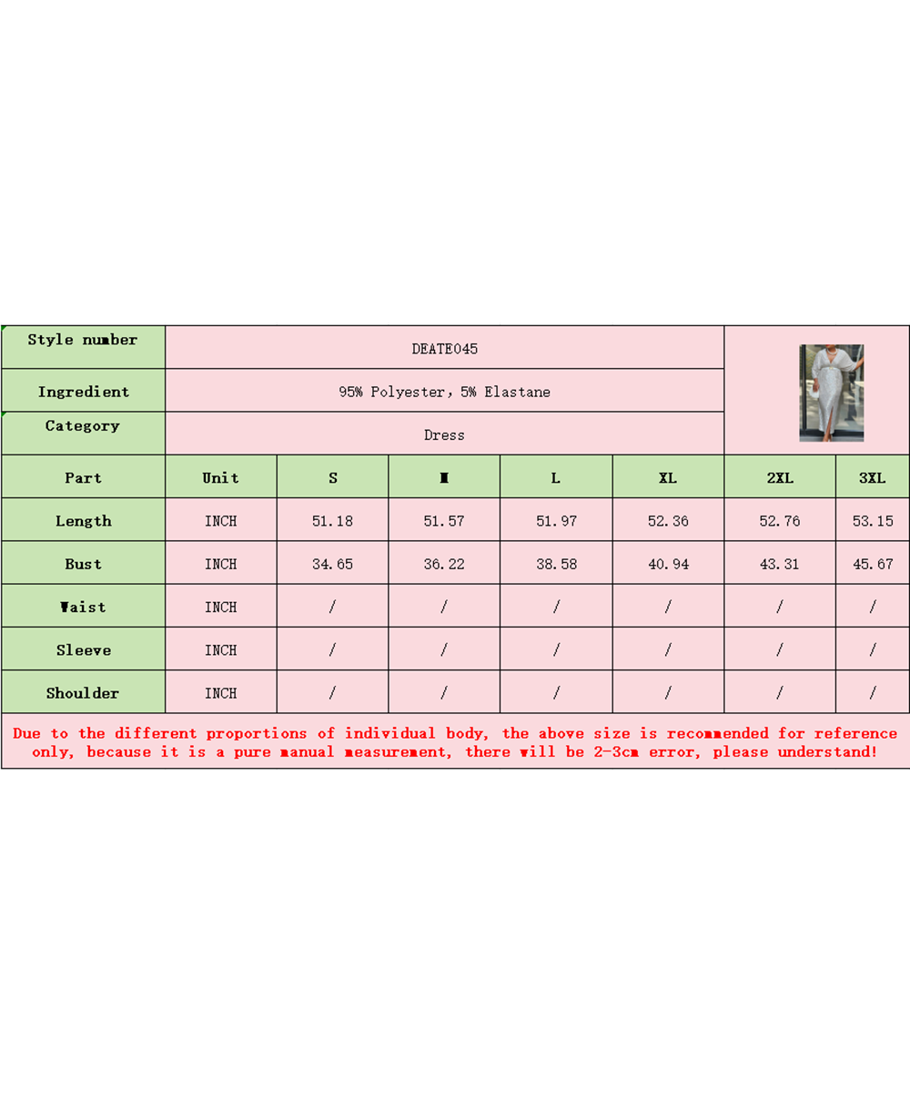 Aria Romance - Vente Robe – femme - Robe grande taille à sequins col en V2