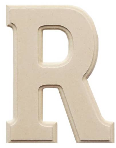 Angels Craft – wholesale Craft supplies – Wood Letters MDF 6-inch with Routed Edge, 1-ct19