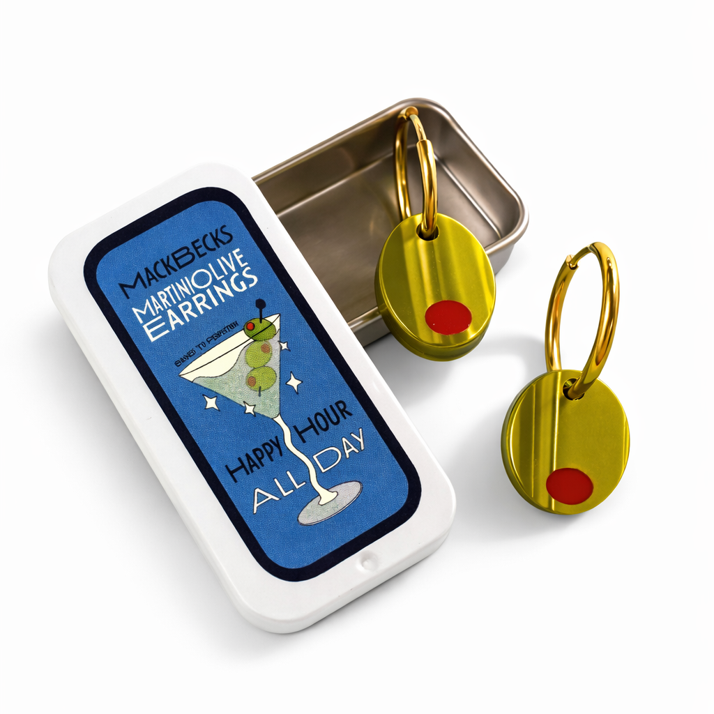 MackBecks - Wholesale Dangle Earrings - Olive Earrings1