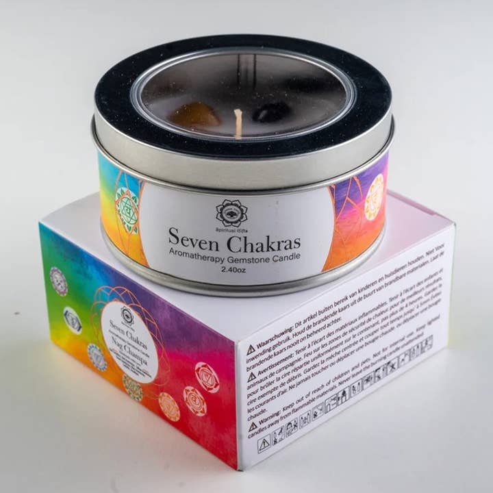 Ethike.eu - Wholesale Travel Candles - Siete Chakras - 3 Velas de Árbol Verde2
