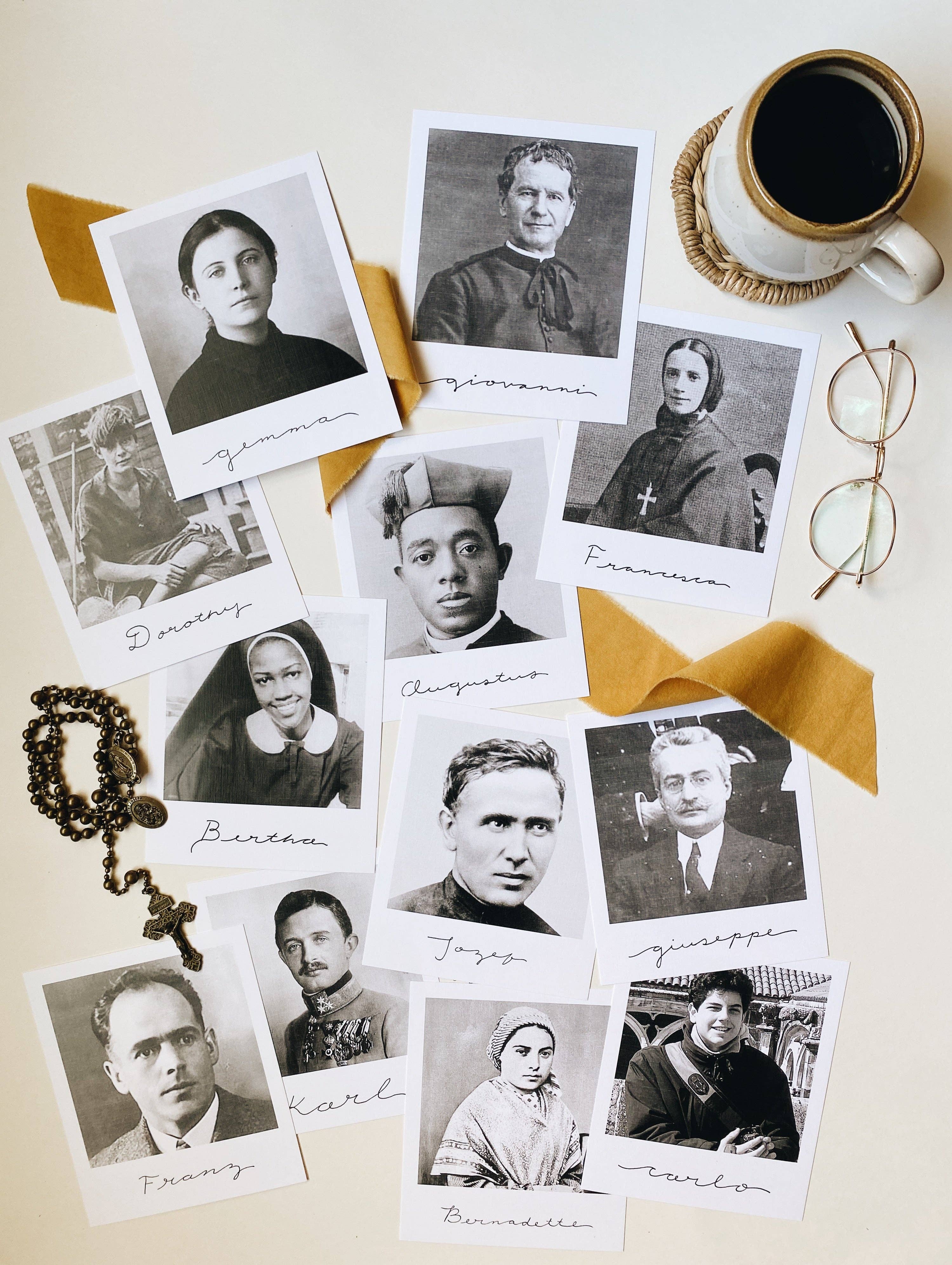 January Jane Shop - Wholesale Religious Card - Heirloom Polaroid Saint Pack24