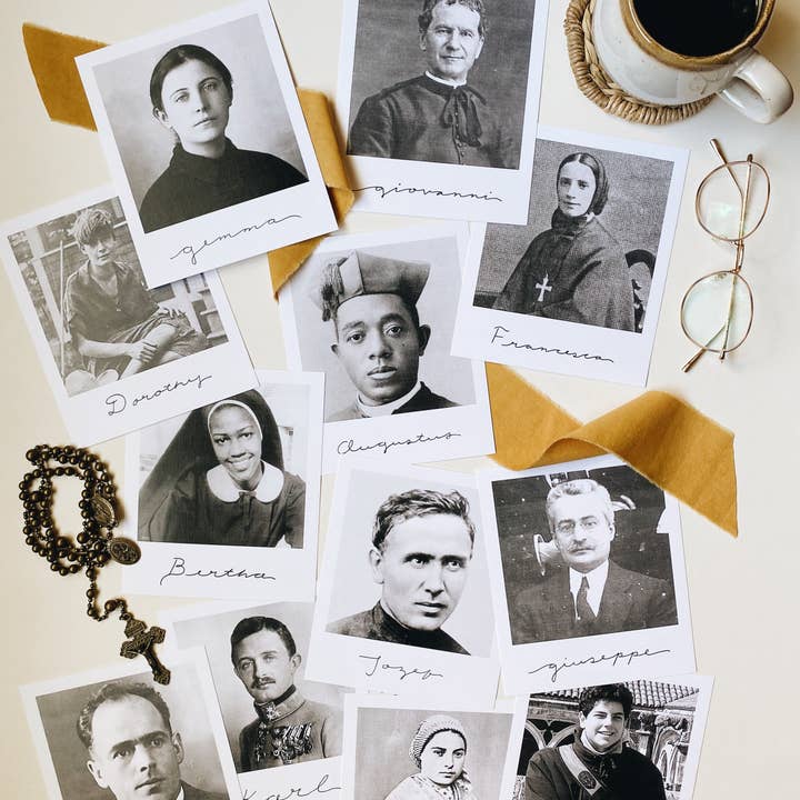January Jane Shop - Wholesale Religious Card - Heirloom Polaroid Saint Pack24
