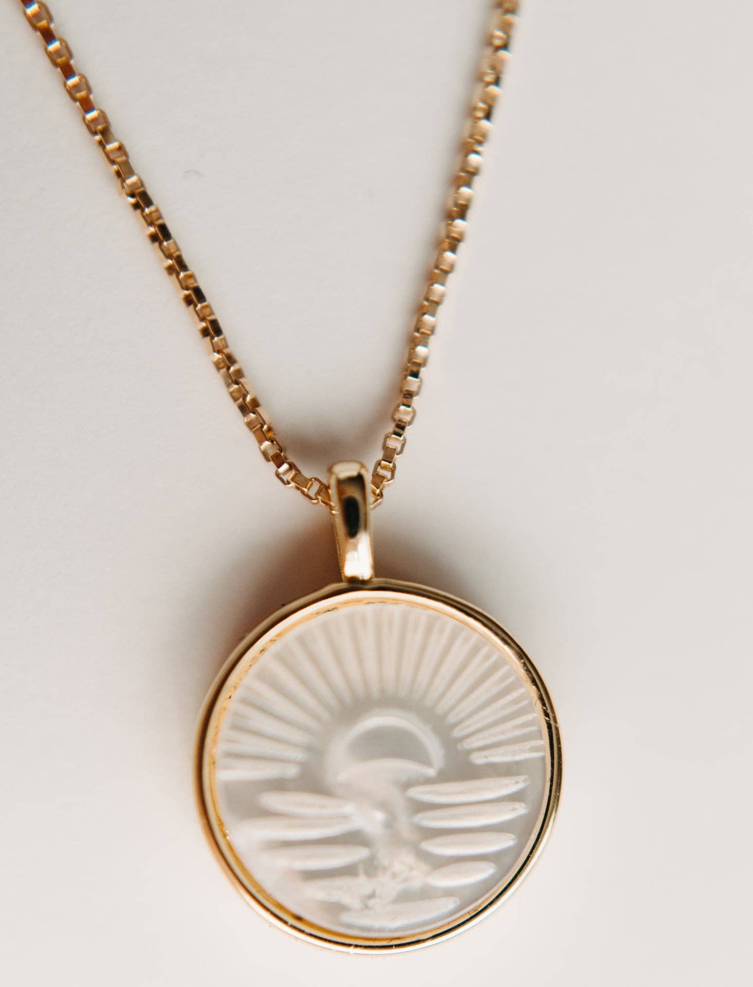 Océanne - Venta al por mayor Collares con colgantes/abalorios - Collar Sunset1