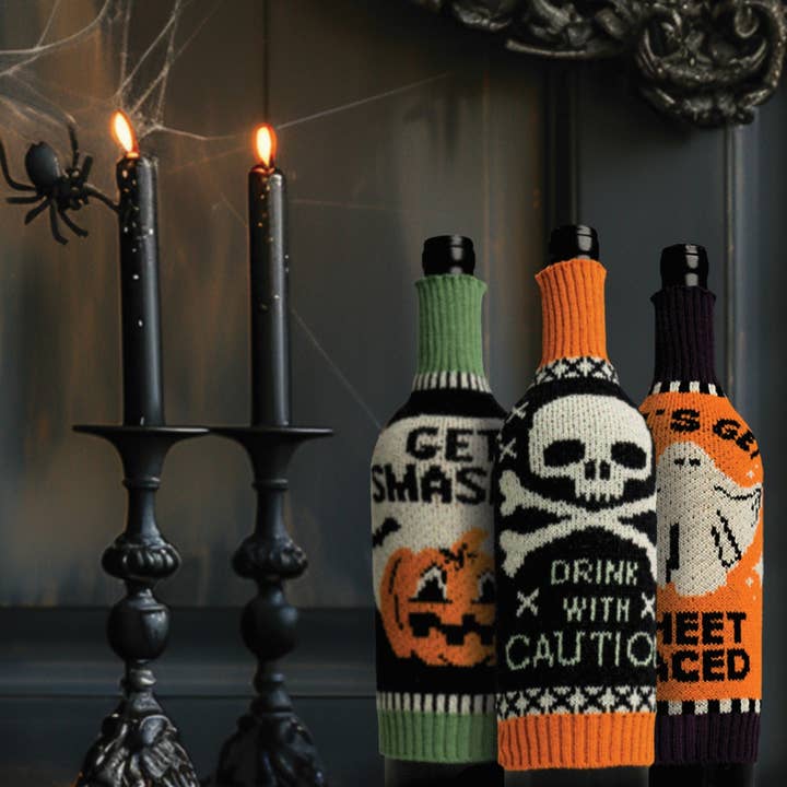 DM Merchandising - Wholesale Wine Charm - Halloween Witching Hour Wine & Bottle Sweaters2