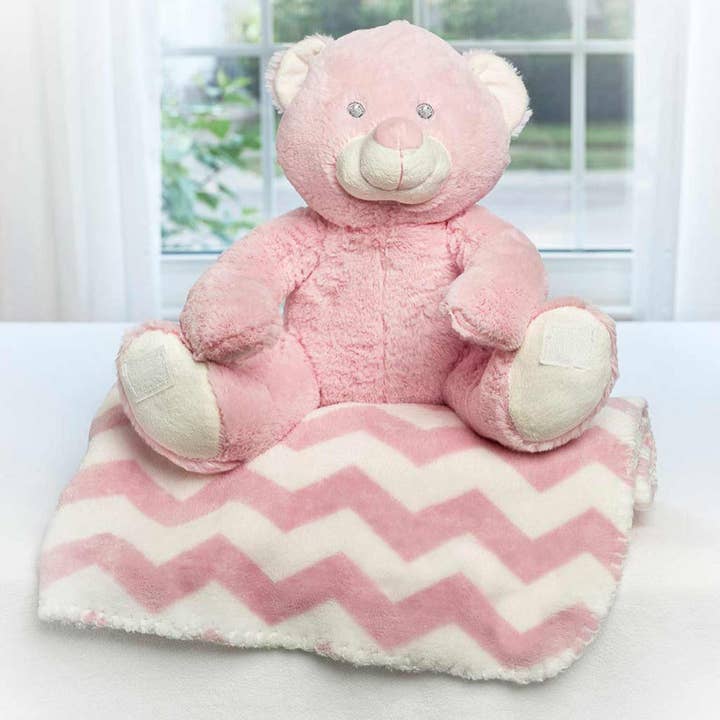 DIBSIES - Wholesale Security/Cuddle Blanket - Baby - Plush Animal and Blanket Set2