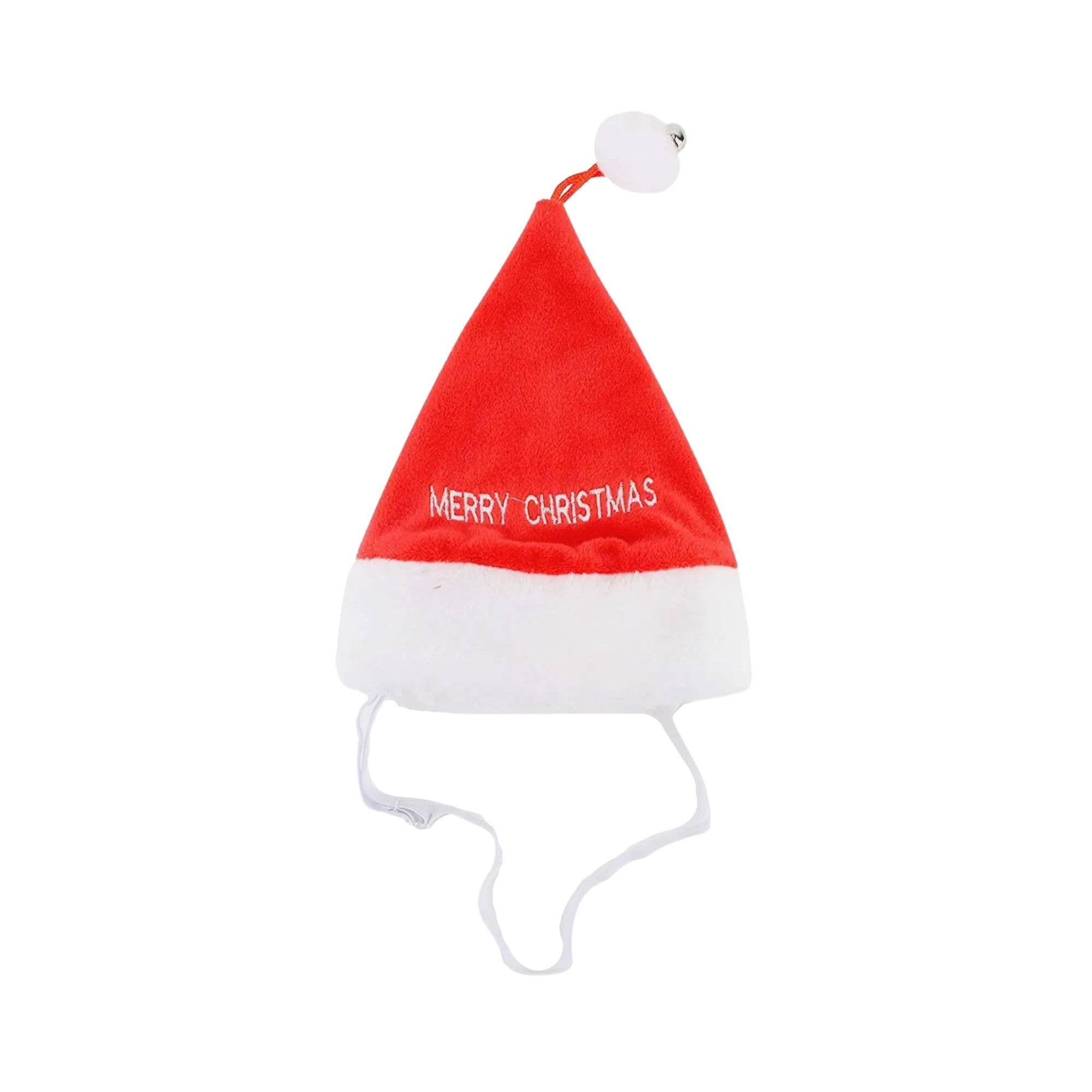 Midlee Designs - Wholesale Pet Hat - Dog - Midlee Merry Christmas Jingle Bell Dog Santa Hat0