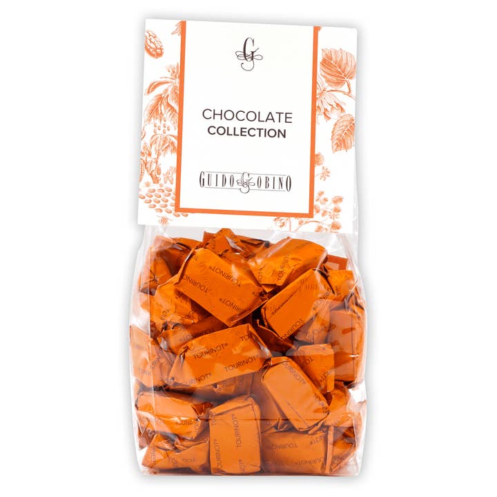 Guido Gobino Tourinot Classico Bag (Italian Chocolate) for wholesale by Bar & Cocoa Chocolate