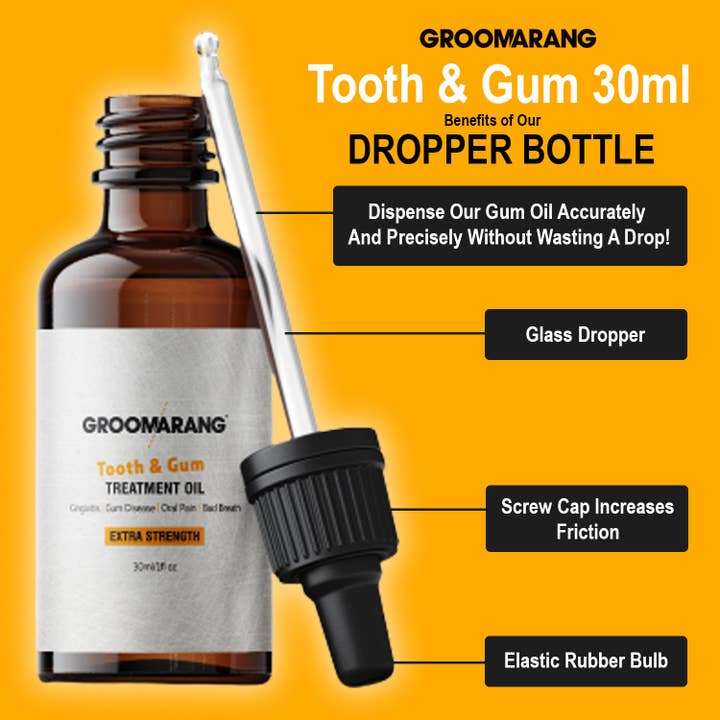My Wholesale Warehouse - Wholesale Oral Supplement/Vitamin - Groomarang Extra Strength Tooth & Gum Treatment Oil 30ml3