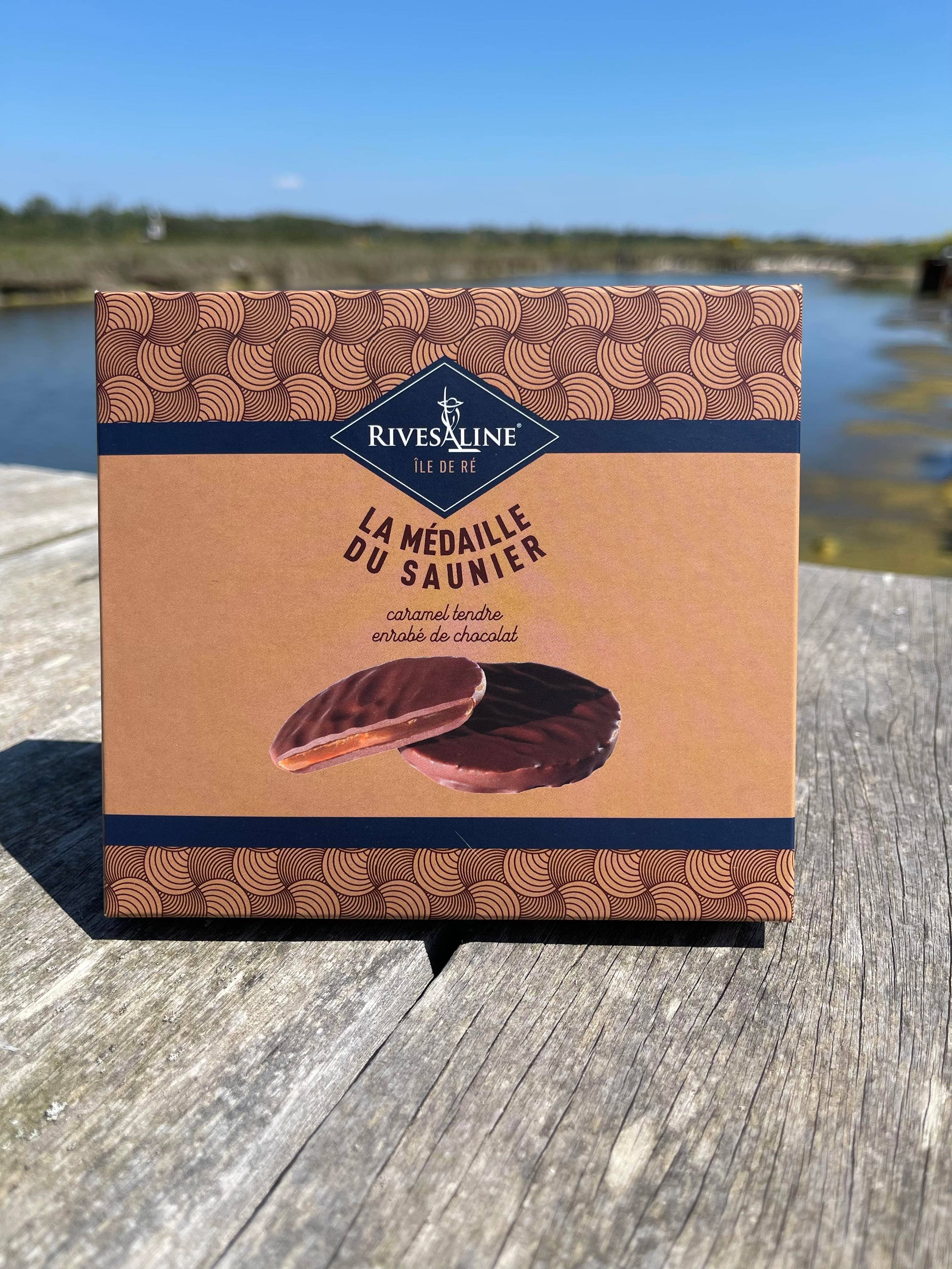 rivesaline - Vendita all'ingrosso Dolci ricoperti di cioccolato - LA MEDAGLIA DEL SAUNIER 125 G