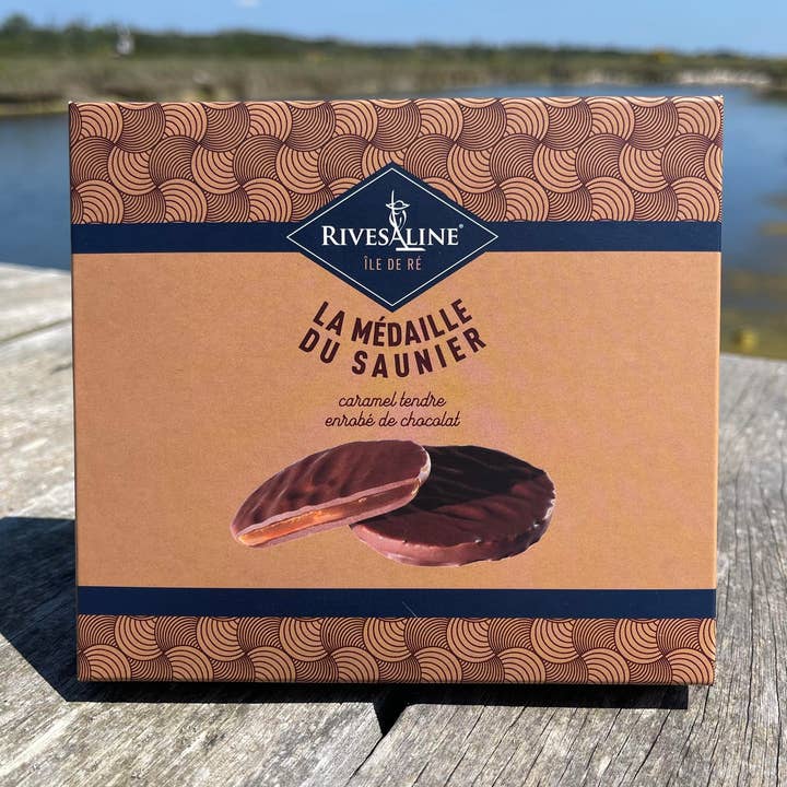 rivesaline - Vendita all'ingrosso Dolci ricoperti di cioccolato - LA MEDAGLIA DEL SAUNIER 125 G0