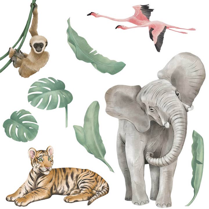 Pastelowe Love - wall sticker & wallpaper co. – wholesale Wall decal/stickers – Wall Sticker | Safari Animals I5