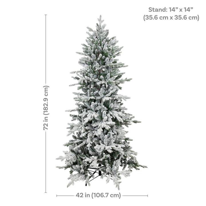 Sunnydaze Decor - Wholesale Artificial Christmas Tree - 6 ft Slim and Stately Indoor Unlit Artificial Christmas Tree